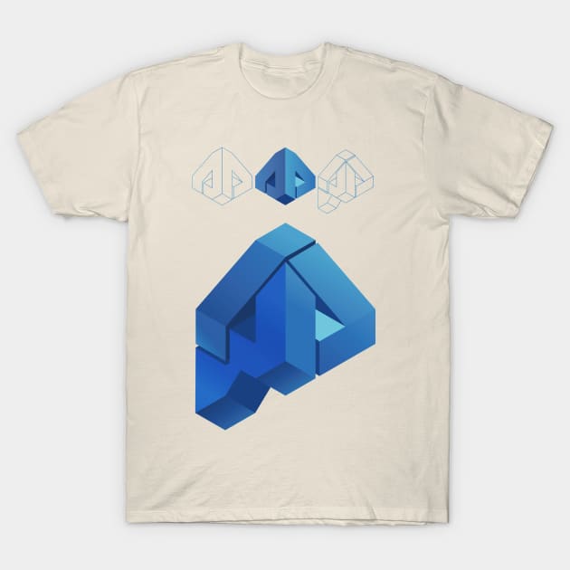 3d T-Shirt by malic